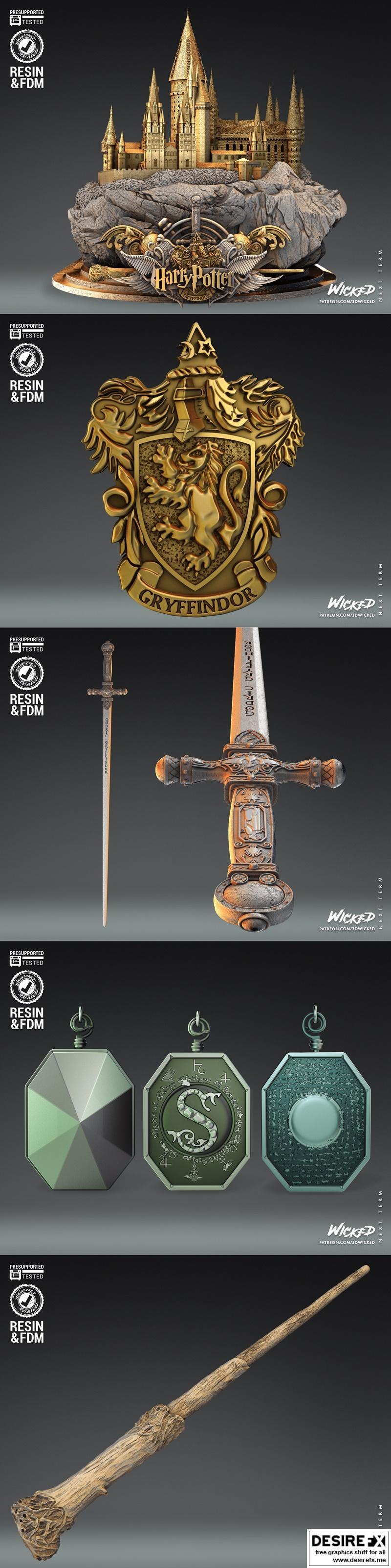 哈利波特周边3D打印模型|Wicked – Harry Potter Swag – 3D Print Model STL