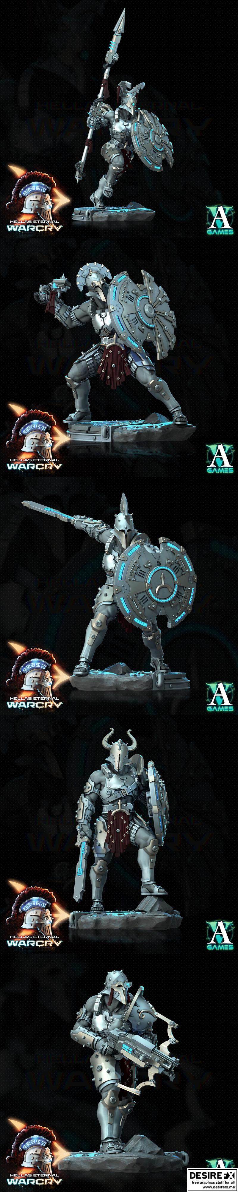 Archvillain Games - Oplites - 3D打印模型|Archvillain Games – Oplites – 3D Print Model