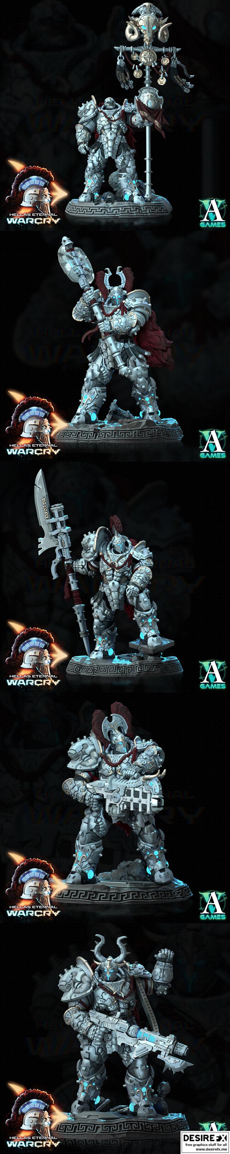 Archvillain Games《我的rmidones》3D打印模型|Archvillain Games – Myrmidones – 3D Print Model