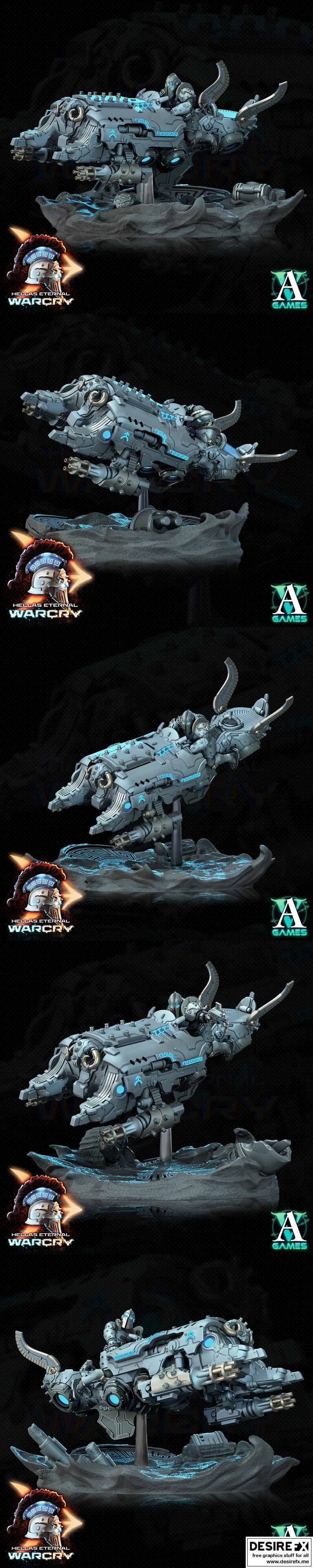 Archvillain Games《伊莱菲斯》3D打印模型|Archvillain Games – Elefsis – 3D Print Model