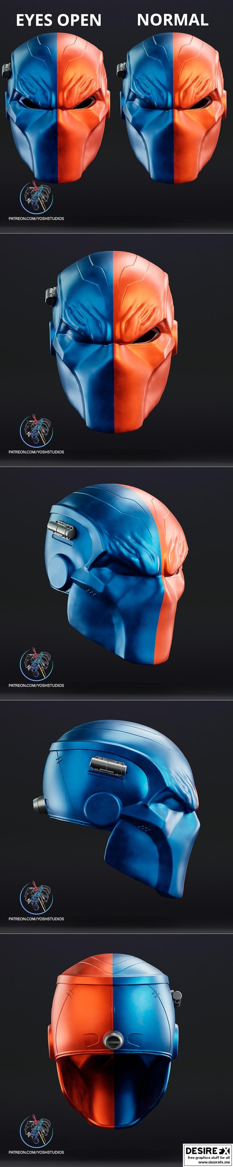 死亡骑士头盔 - 3D打印模型|Deathstroke Helmet – 3D Print Model STL