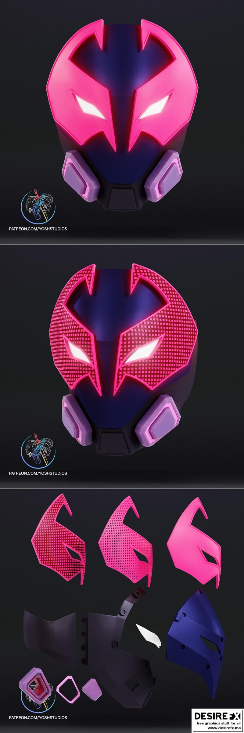 Miles Prowler 3D打印模型|Miles Prowler Mask – 3D Print Model STL