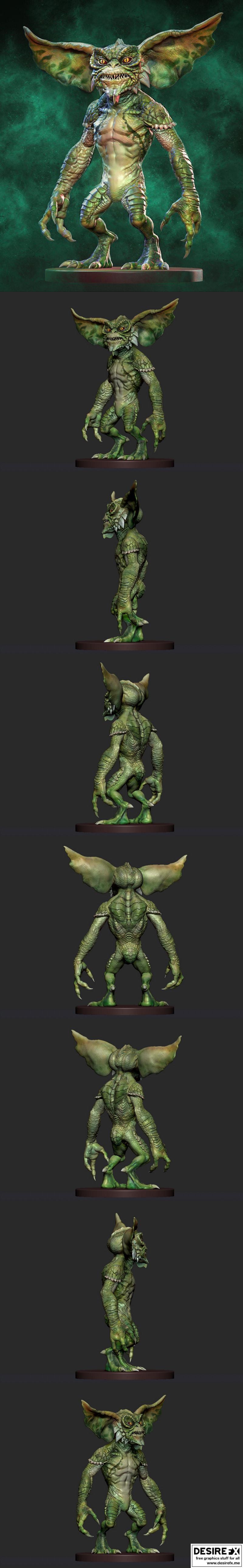Diklich Art - Gremlin - 3D打印模型|Diklich Art – Gremlin – 3D Print Model
