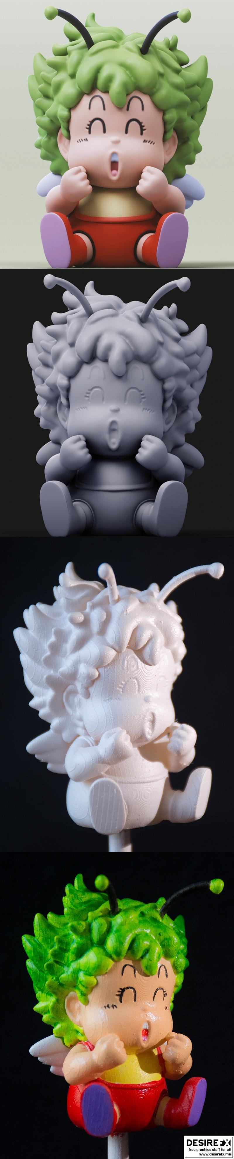 Dr. Slump角色3D打印模型|Gatchan (Dr.Slump) – 3D Print Model