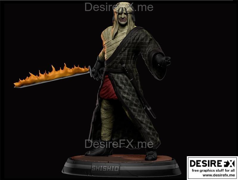 志志雄 赤影 3D打印模型|Shishio Makoto – 3D Print Model STL