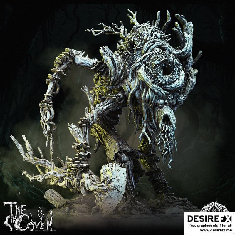 Bestiarum迷你模型：异界邪教·腐化古物|Bestiarum Miniatures – The Coven – Corrupted Ancient – 3D Print Model