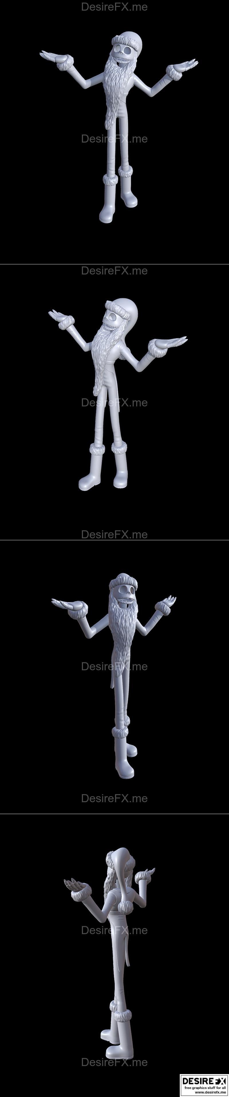 圣诞杰克 3D打印模型|Santa Jack – 3D Print Model STL