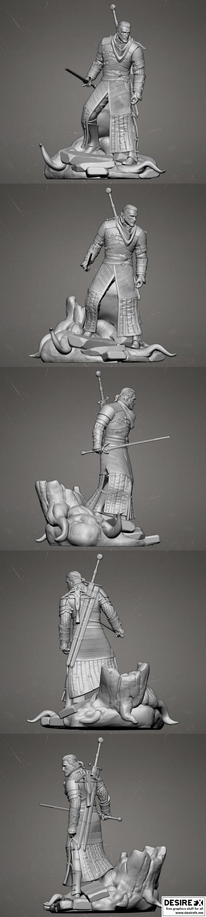 《巫师》熊学院装备 3D打印模型|The Witcher – Bear School Gear – 3D Print Model