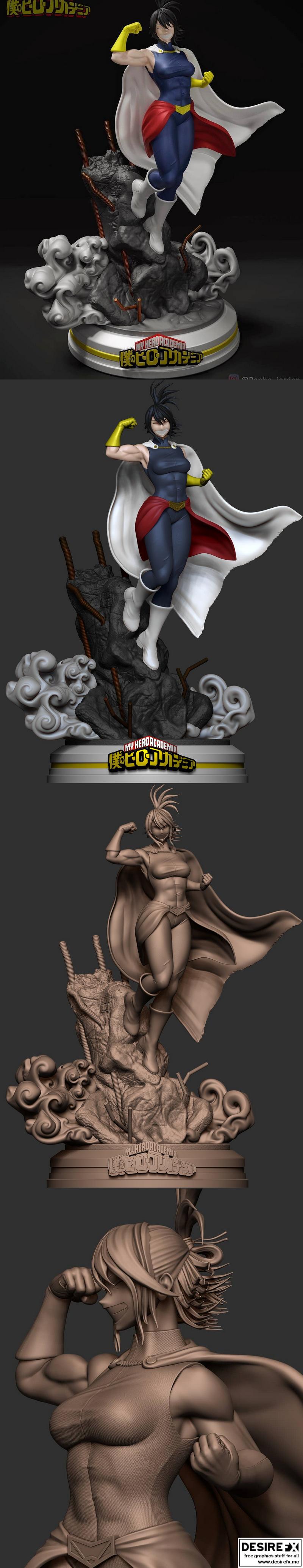 漩涡鸣人 3D打印模型|Nana Shimura from My Hero Academia – 3D Print Model