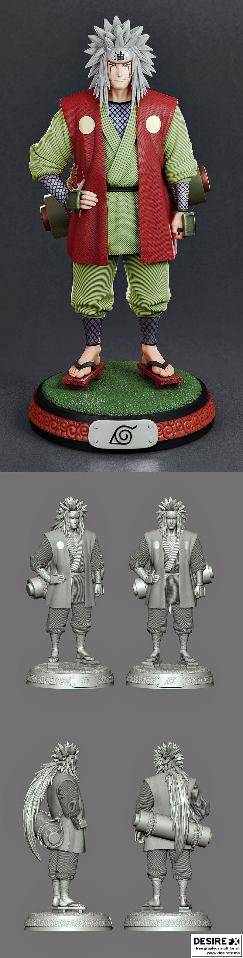 杰拉亚 3D打印模型|Jiraya – 3D Print Model