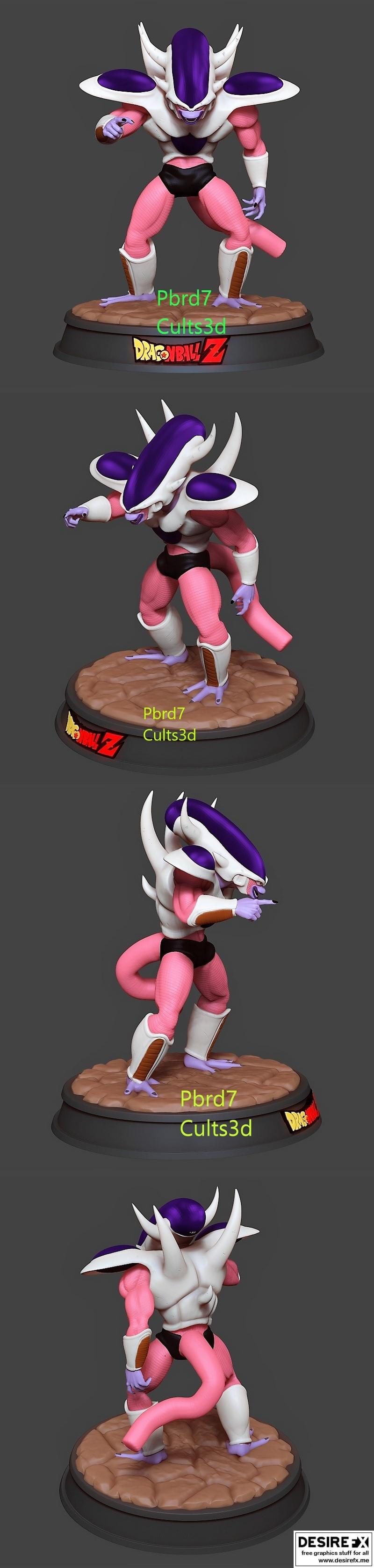 龙珠Z弗利萨 3D打印模型|Frieza from Dragon Ball-Z – 3D Print Model