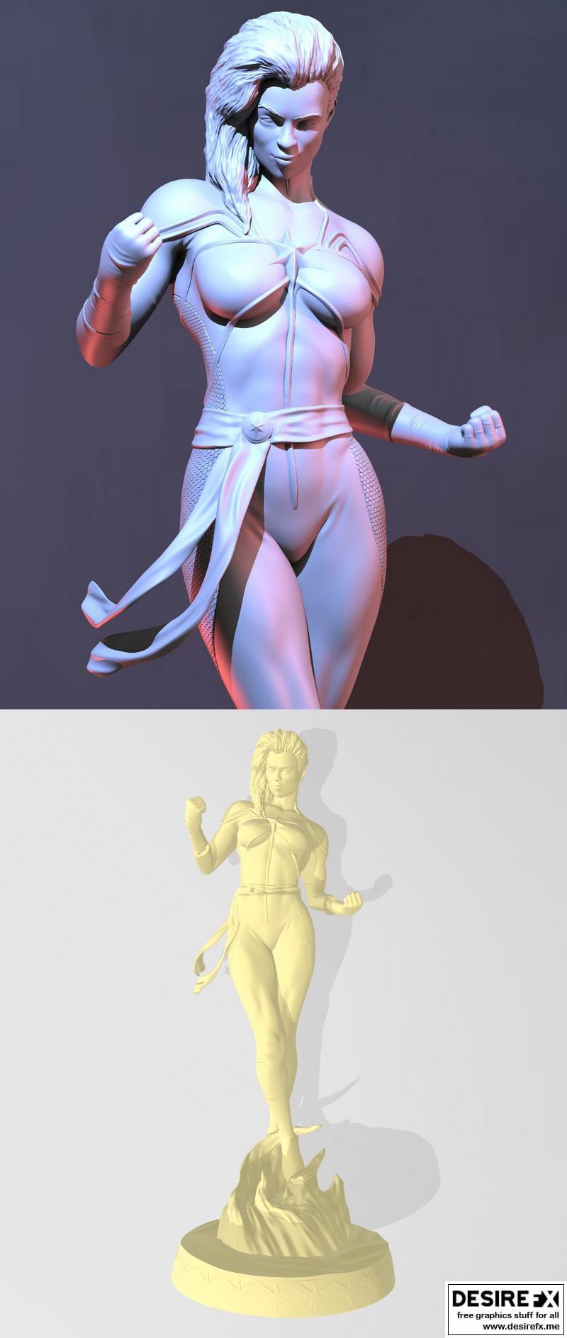 星辰传奇 3D打印模型|Captain Marvel – 3D Print Model