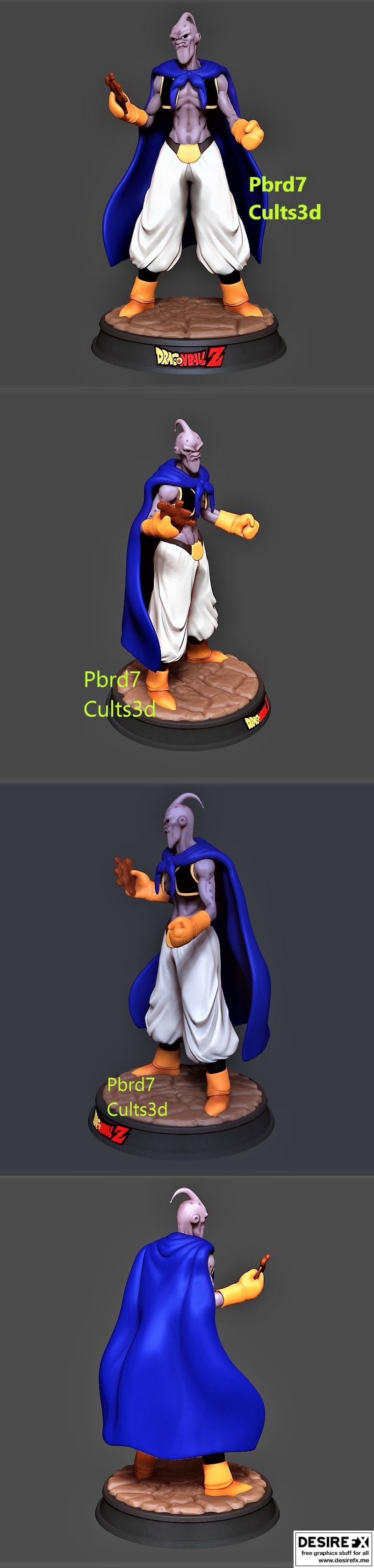 恶之布尔玛——龙珠——3D打印模型|Evil Buu – Dragon Ball – 3D Print Model