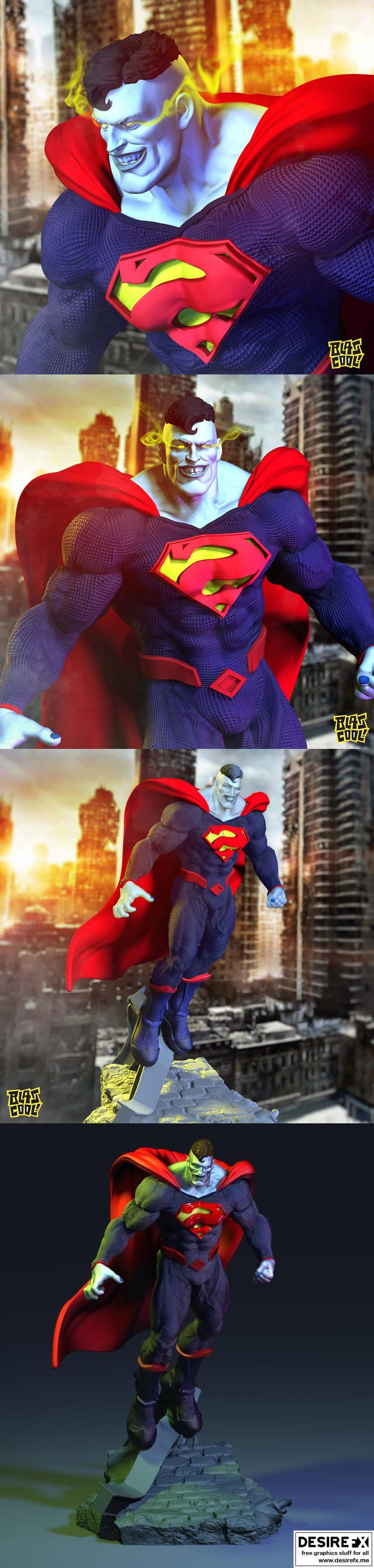 Bizarro - 3D打印模型：异想世界中的反派角色立体呈现|Bizarro – 3D Print Model