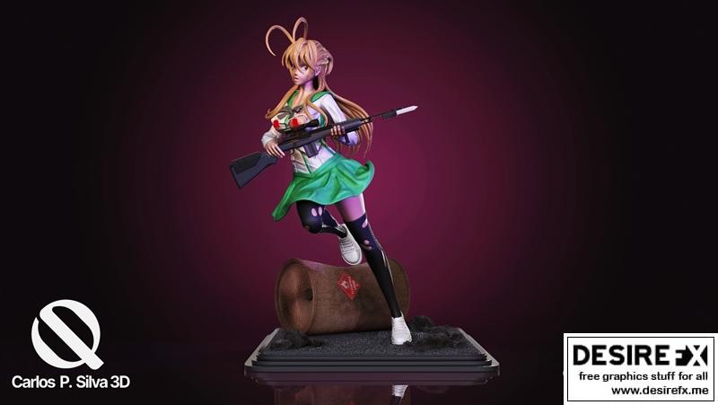 Rei - HOTD 3D打印模型|Rei – HOTD By Carlos Silva – 3D Print Model STL