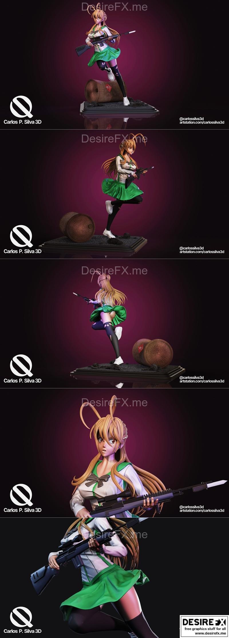 Rei - HOTD 3D打印模型|Rei – HOTD By Carlos Silva – 3D Print Model STL