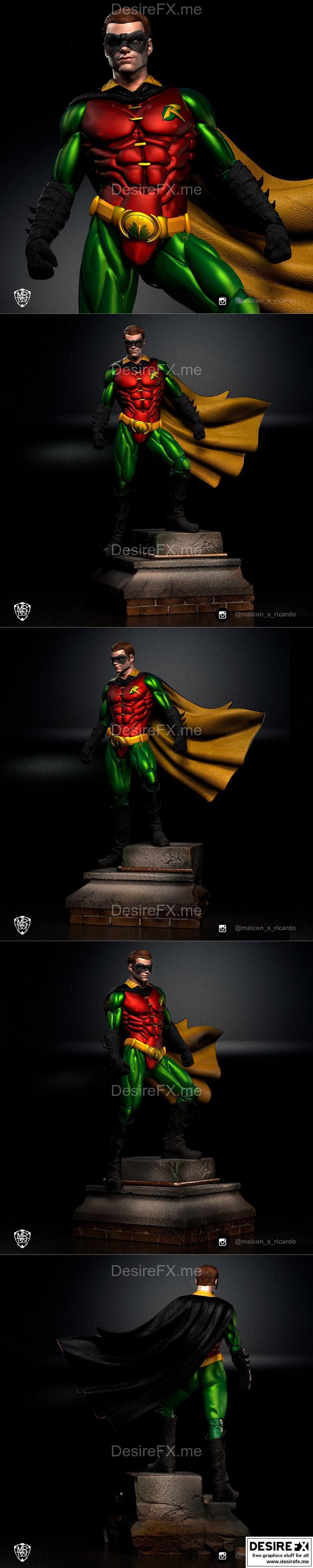 鲁滨逊 - 永恒蝙蝠侠 - 3D打印模型|Robin – Batman forever – 3D Print Model STL