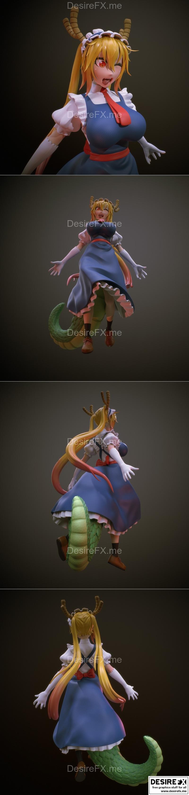 小林工作室-小林-渡部 3D打印模型|Tohru from Kobayashi – 3D Print Model STL