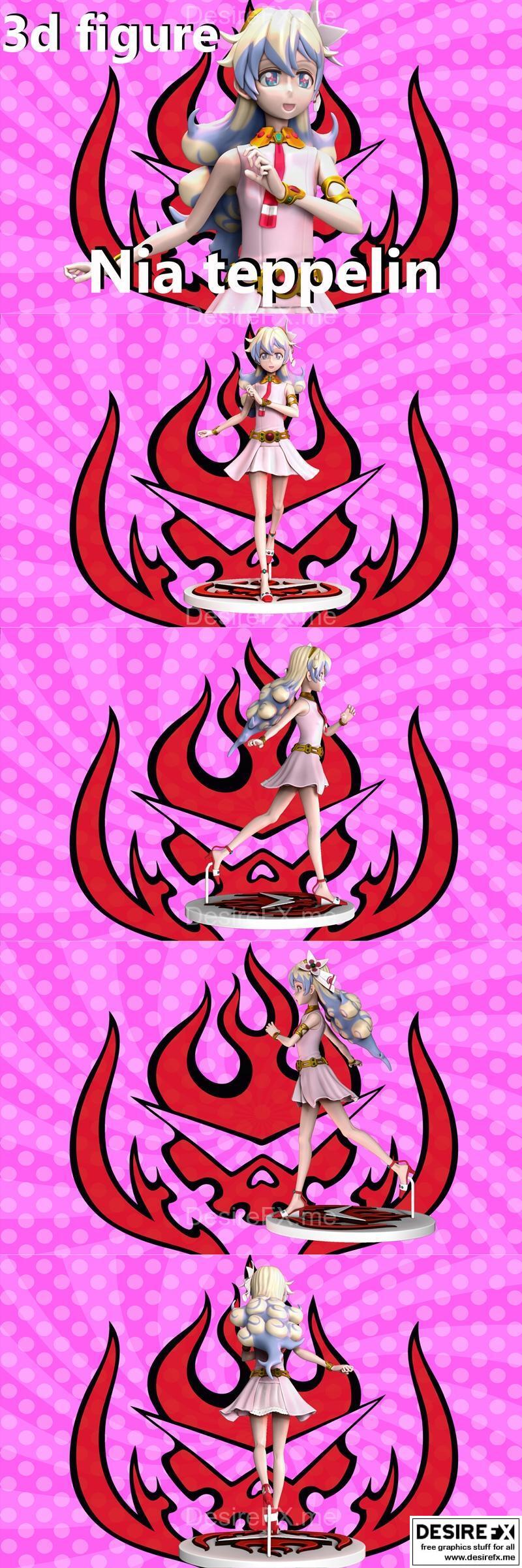 Nia Teppelin 3D打印模型|Nia teppelin – 3D Print Model STL