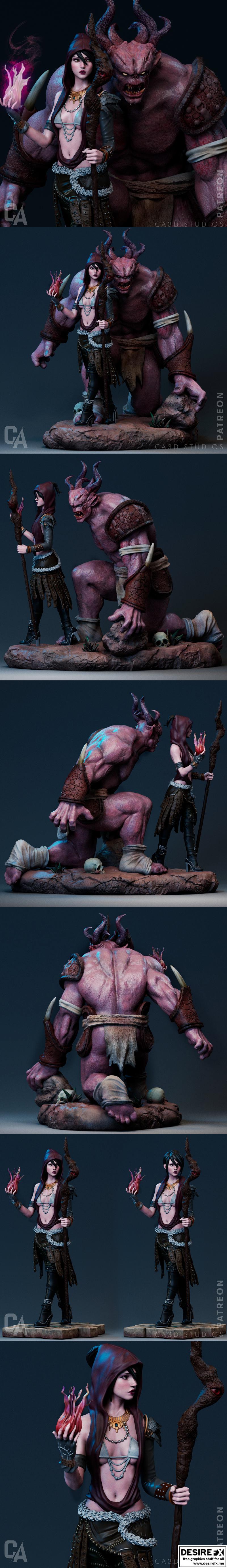 Morrigan 3D打印模型|Morrigan – 3D Print Model