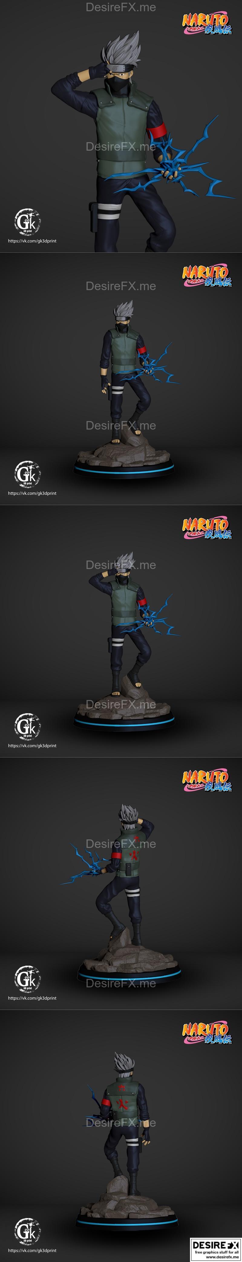 卡卡西 3D打印模型 STL|Kakashi – 3D Print Model STL