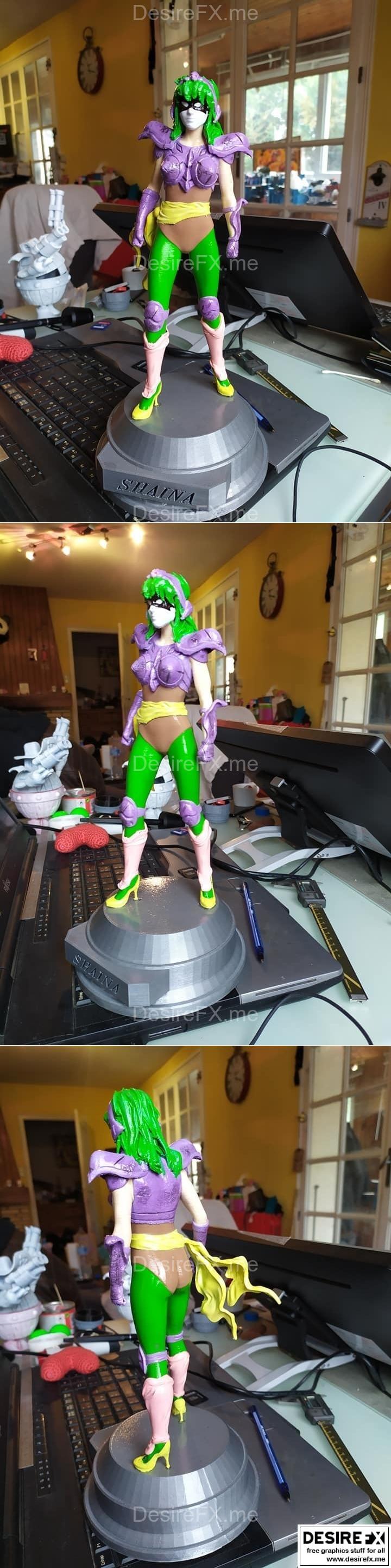 Shaina 星座骑士 3D打印模型|Shaina Zodiac Knight – 3D Print Model STL