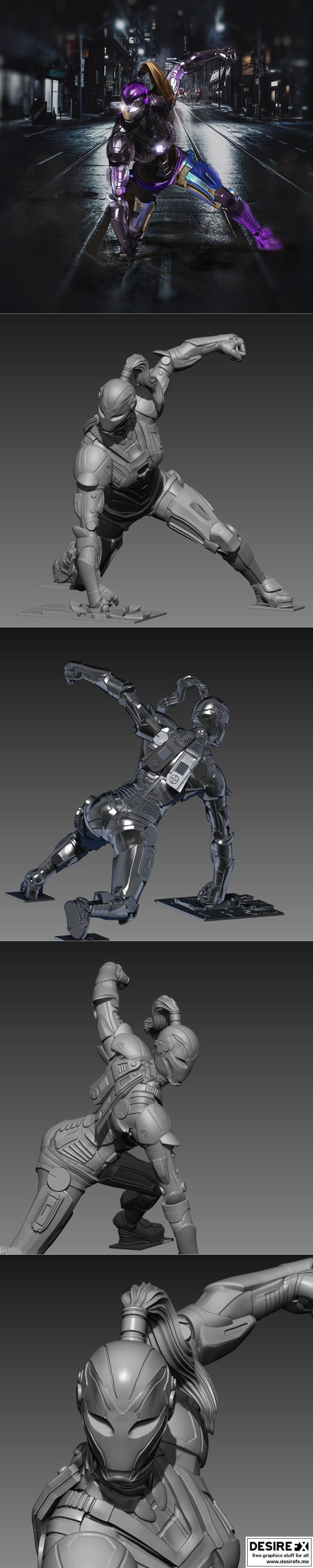 佩珀·波茨 3D打印模型|Pepper Potts Traje – 3D Print Model STL