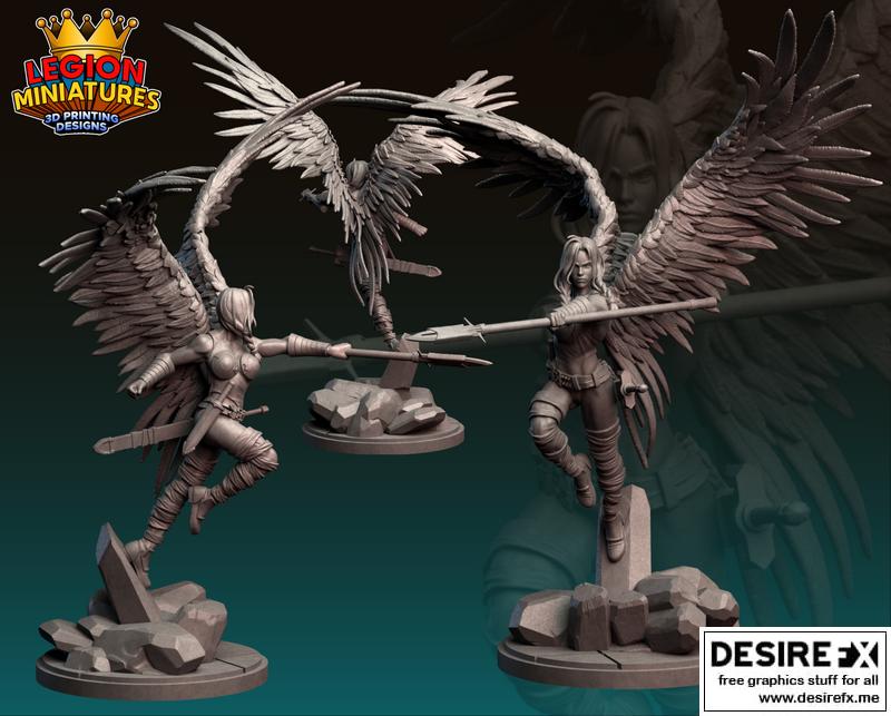 漫威危机协议  Valkyrie 3D打印模型|Marvel Crisis Protocol – Valkyrie – 3D Print Model