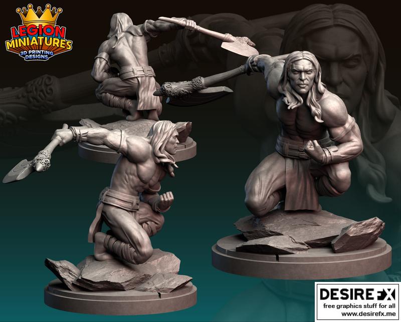 漫威危机协议-年轻雷神-3D打印模型|Marvel Crisis Protocol – Young Thor – 3D Print Model