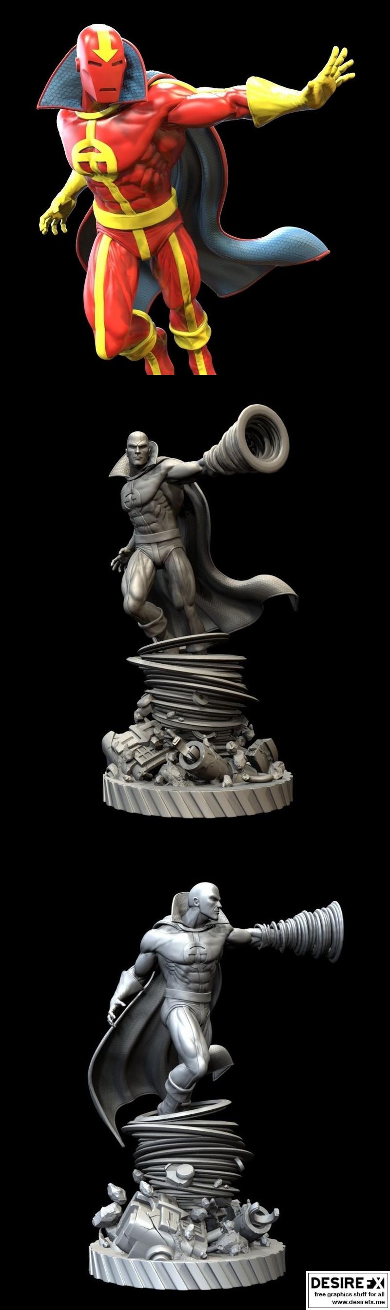 红风暴——经典版3D打印模型|Red Tornado – Classic Version – 3D Print Model