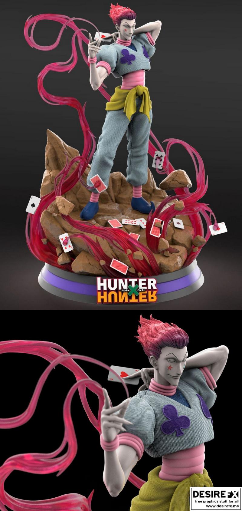 他的卡-3D打印模型|Hisoka Morow – 3D Print Model