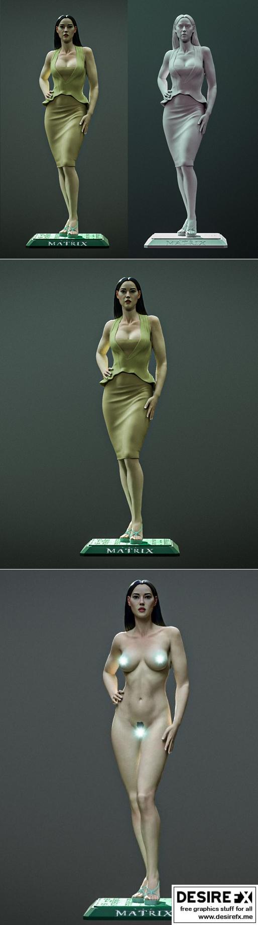 矩阵系列：珀耳塞福涅3D打印模型|Stepanov Sculpts – Persephone from the Matrix – 3D Print Model STL