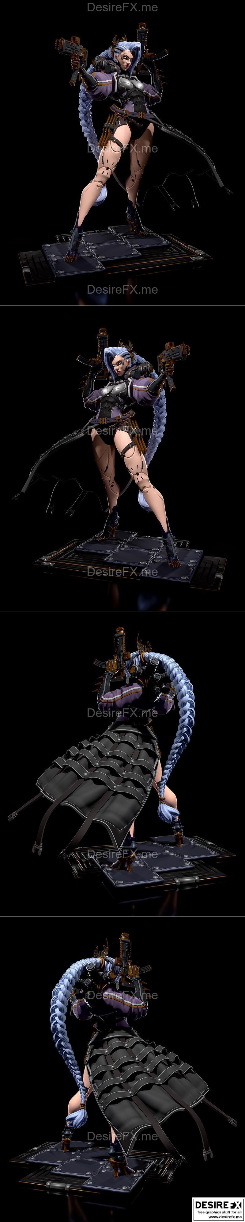 Rin - 动漫角色3D打印模型|Rin – 3D Print Model STL