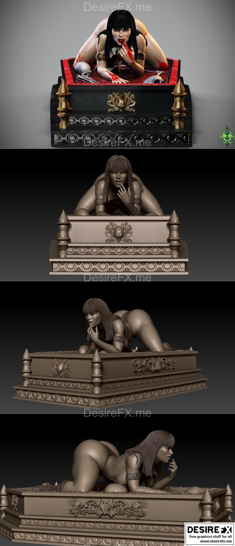 Biobreed Studios – Vampirella – 3D Print Model STL