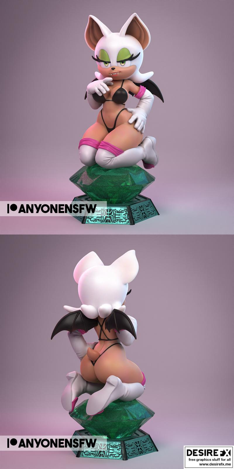 红裙——3D打印模型|Rouge – 3D Print Model