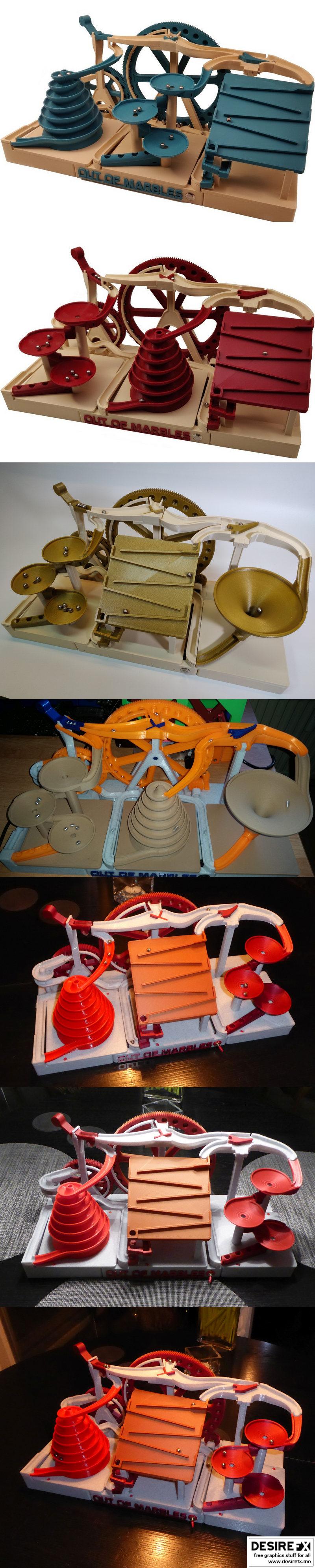 出淤泥而不染——两轮车3D打印模型|Out Of Marbles – The Two Wheeler – 3D Print Model