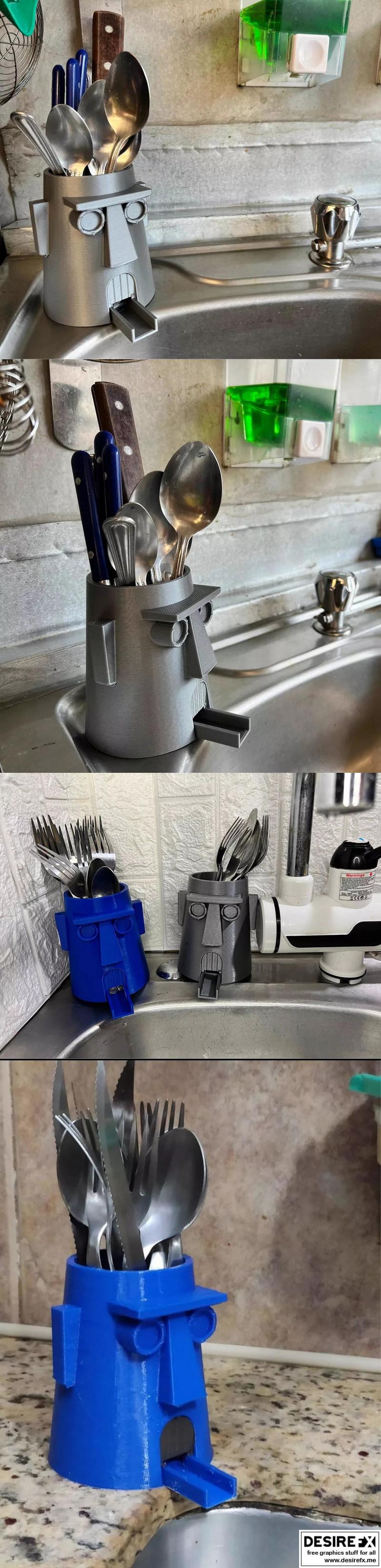 章鱼哥的住宅排水管——3D打印模型|Squidward House Drainer – 3D ЗPrint Model