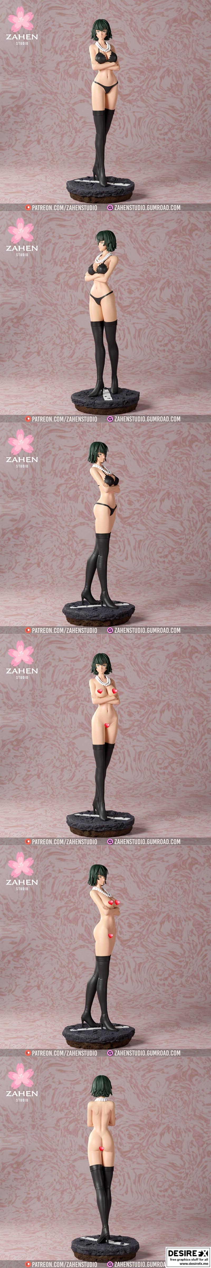 Zahen Studio - Fubuki - 3D打印模型|Zahen Studio – Fubuki – 3D Print Model STL