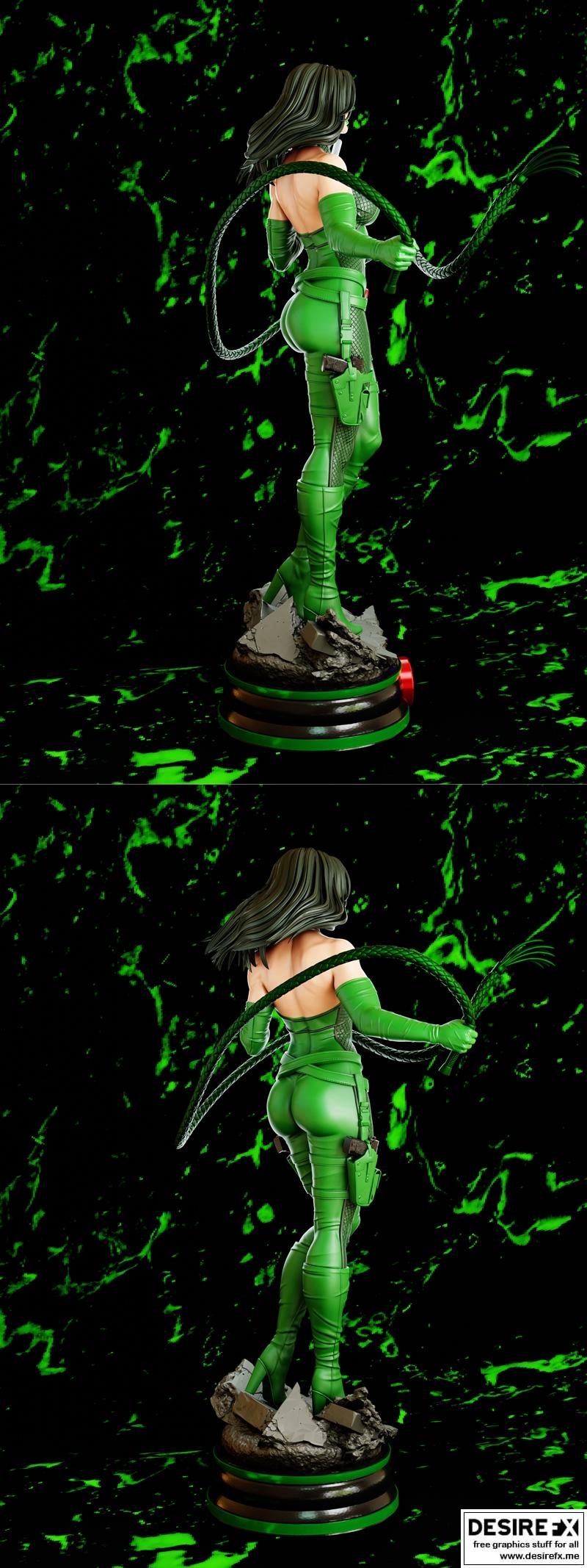 BrunoArt3D - 水蛇女神 - 3D打印模型|BrunoArt3D – Madame Hydra – 3D Print Model STL