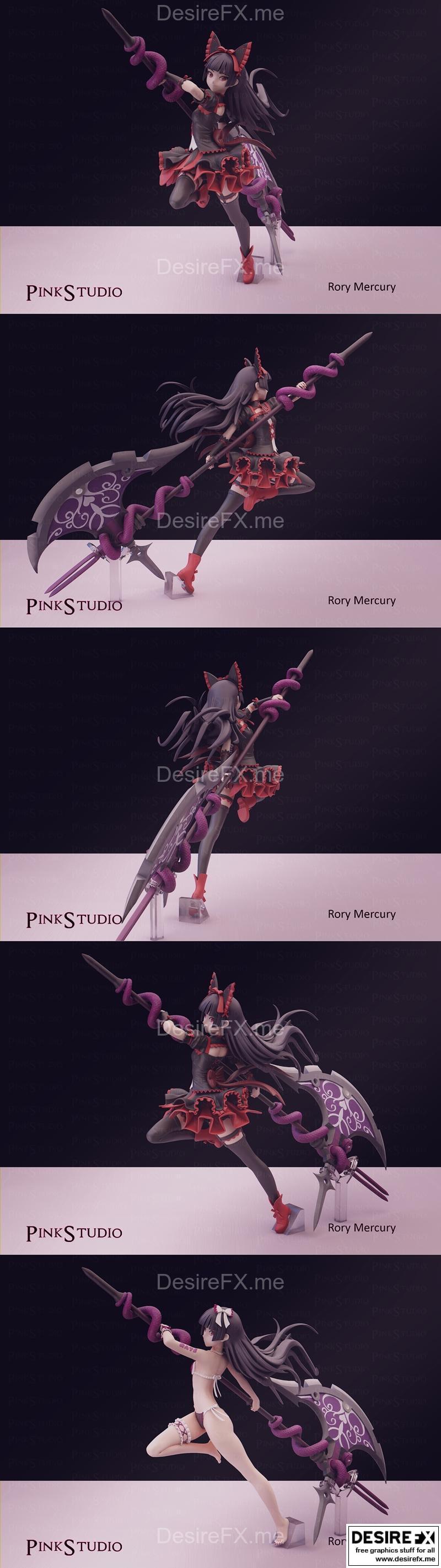 Pink Studio - 罗里·梅尔科瑞 - 门之3D打印模型|Pink Studio – Rory Mercury – Gate – 3D Print Model STL