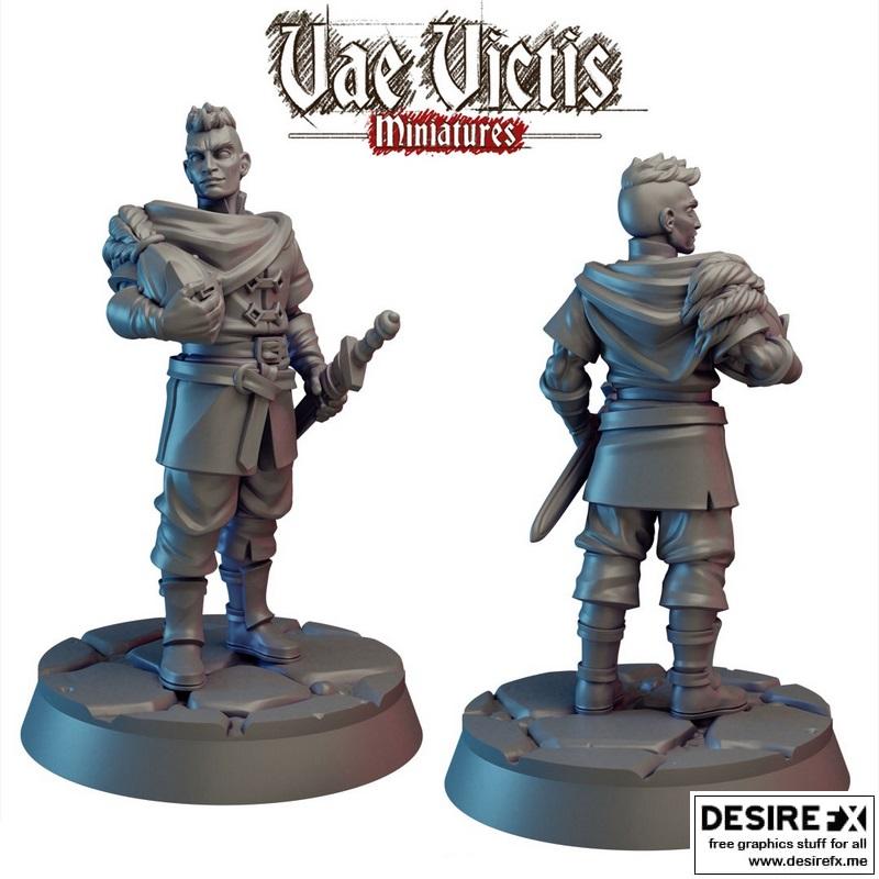 瓦尔维斯——萨格雷——3D打印模型|Vae Victis – Squire – 3D Print Model