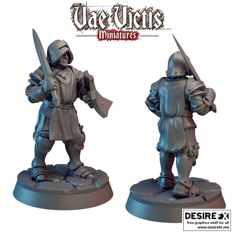 瓦尔维斯骑士6 3D打印模型|Vae Victis – Knight 6 – 3D Print Model