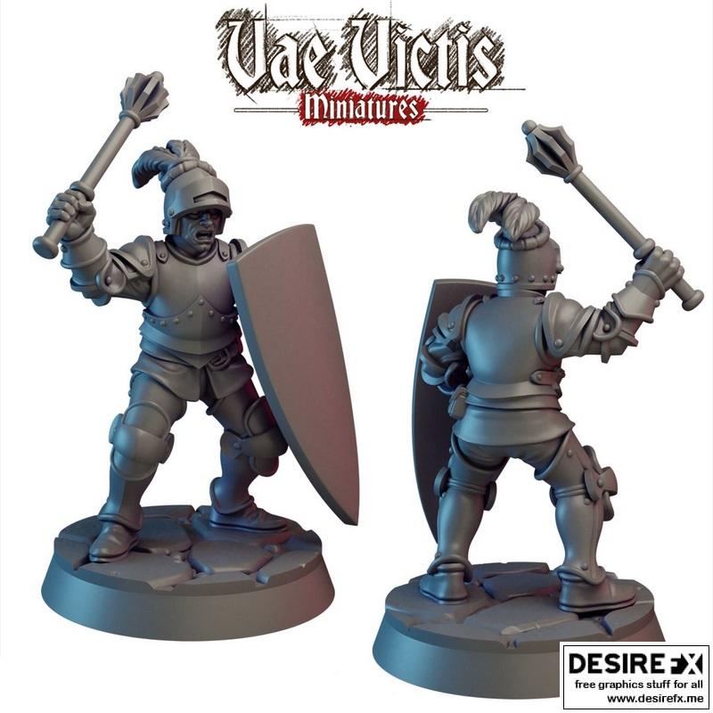 瓦尔维特——骑士3 3D打印模型|Vae Victis – Knight 3 – 3D Print Model