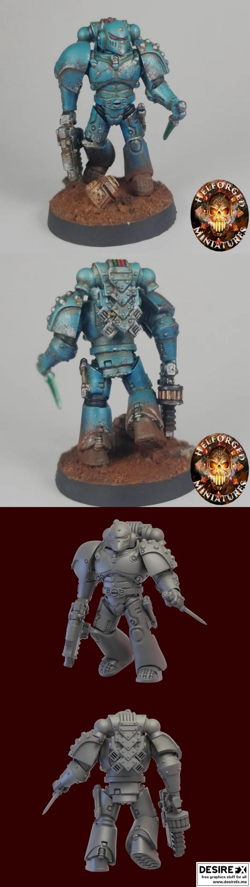 阿尔法里乌斯军团——3D打印模型|We Are Alpharius Legion – 3D Print Model