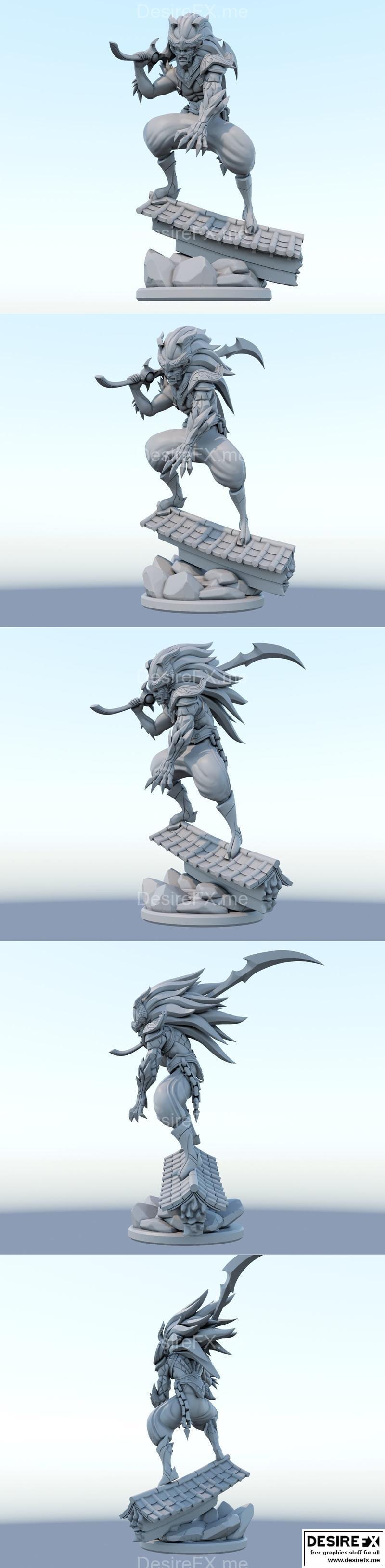 夜之召唤 Yasuo 3D打印模型|Nightbringer Yasuo – 3D Print Model STL