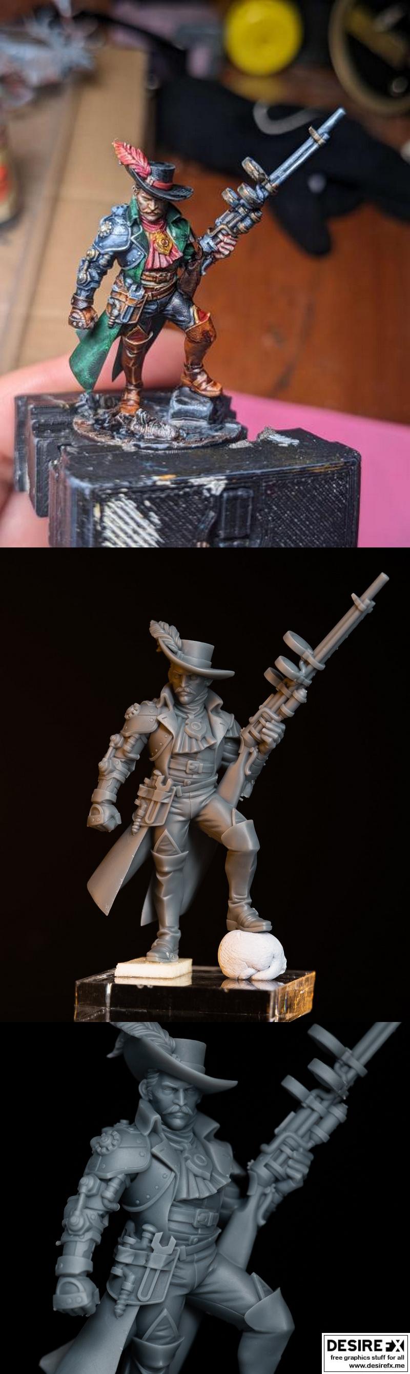 钛forge Scarlet crusade狙击手 3D打印模型|Titan Forge – Scarlet Crusade Sniper – 3D Print Model