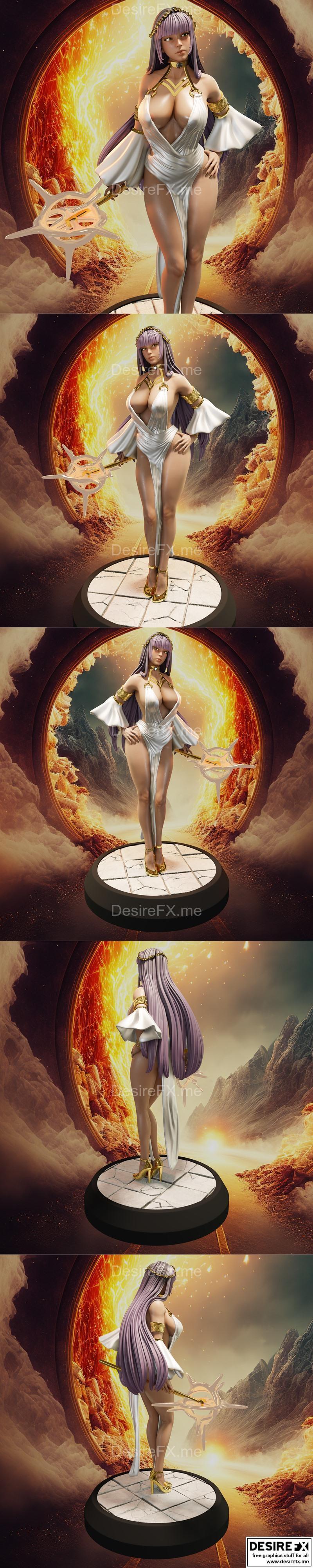 QB作品 - 灵弧法师 - 3D打印模型|QB Works – Sol Arcanist – 3D Print Model STL