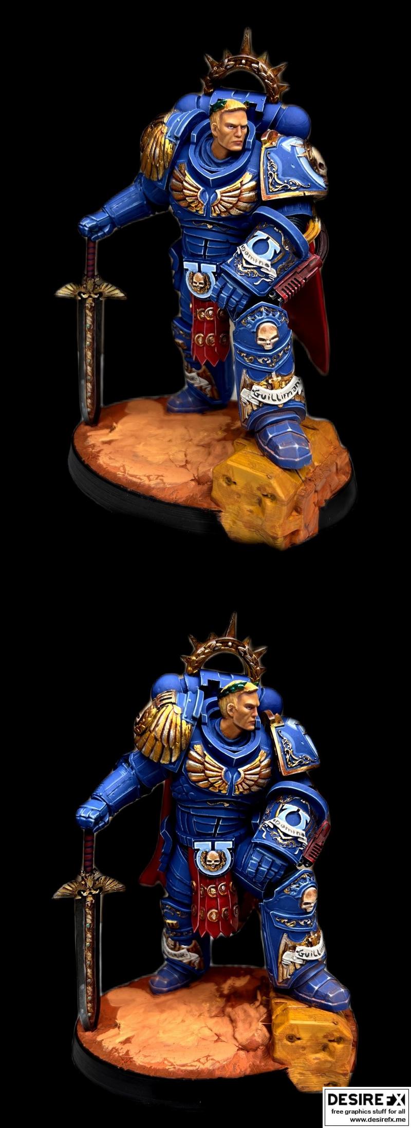 鲁伯特·吉姆利安 3D打印模型|Roboute Guilliman – 3D Print Model