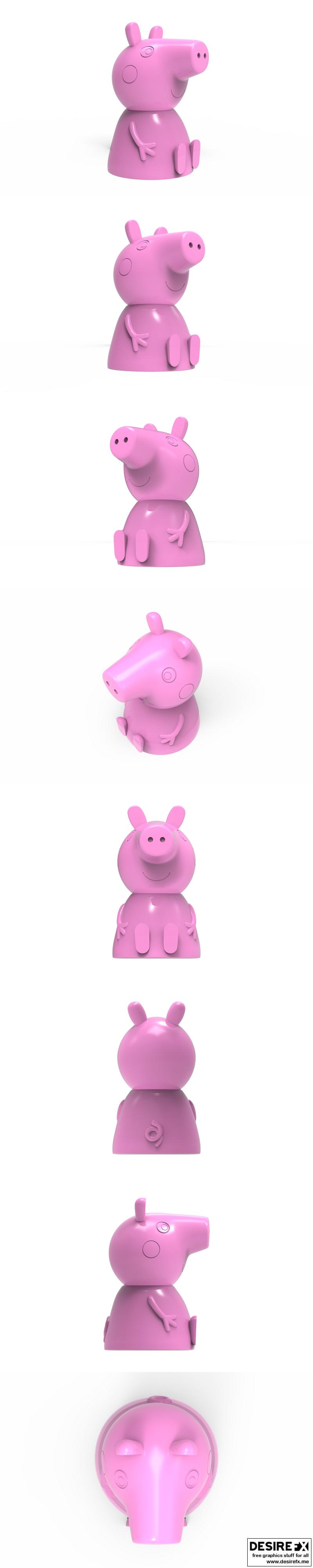 小黄人3D打印模型|Peppa Pig – 3D Print Model