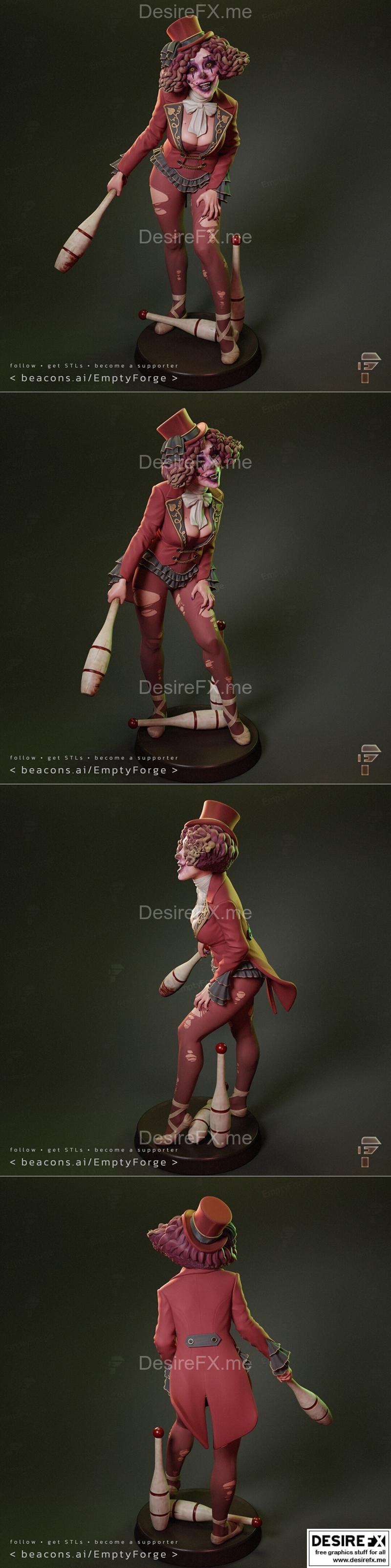 Ringmistress - 3D打印动漫角色模型|Ringmistress – 3D Print Model STL